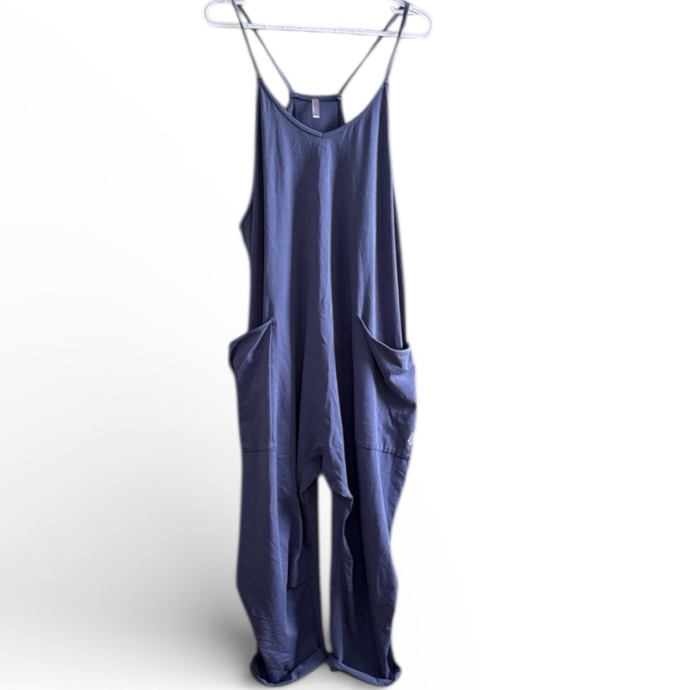 FP Movement by Free People Dusty Blue Relaxed Jumpsuit - Picture 6 of 7